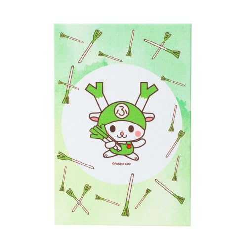 Amazon | 高知製本 ふっかちゃんスタンプ帳 ねぎ 蛇腹式 大判12x18